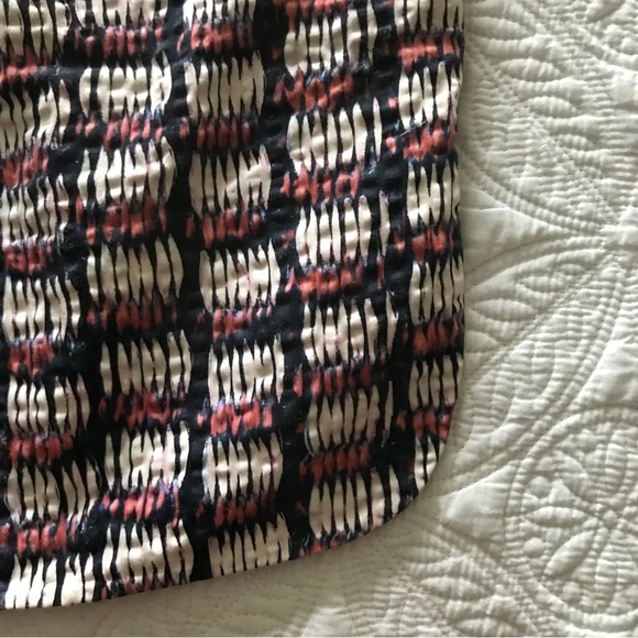 COS Multicolored Geo Travel Textured Hi-Low Pencil Skirt Size 4 EUC - Picture 6 of 13